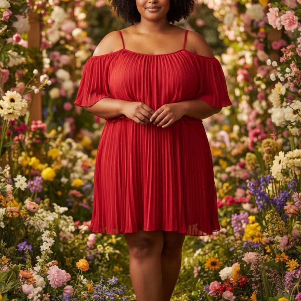 Kensie Vibrant Red Dress size‎ 8